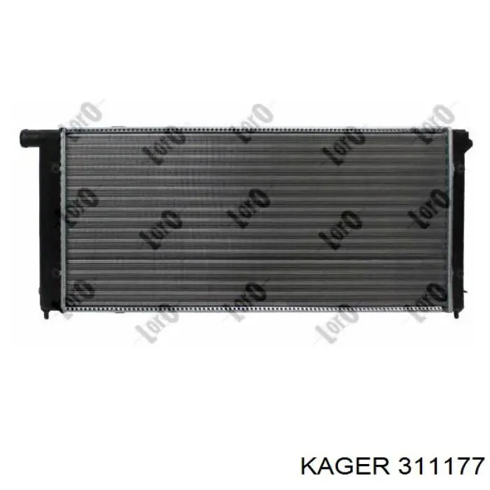 191121253G VAG радіатор охолодження двигуна