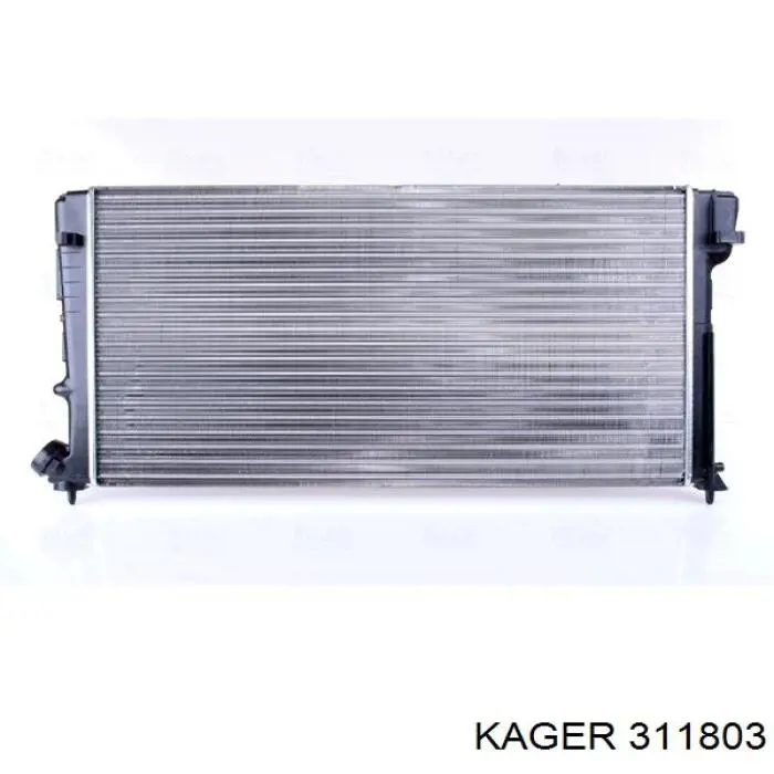 311803 Kager радіатор охолодження двигуна