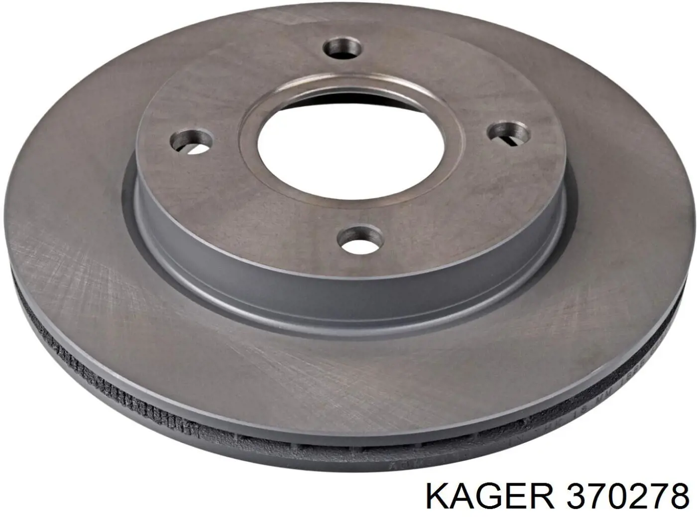 370278 Kager диск гальмівний передній