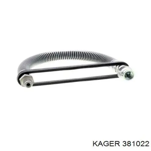 Купити 381022 Kager Шланг гальмівний задній