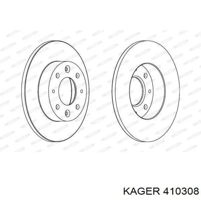 Тяга рульова в зборі Kager 410308 ціна, від 27.70 USD