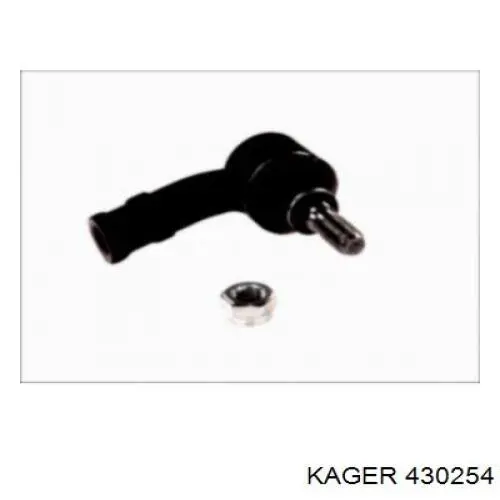 Накінечник рульової тяги, зовнішній Kager 430254