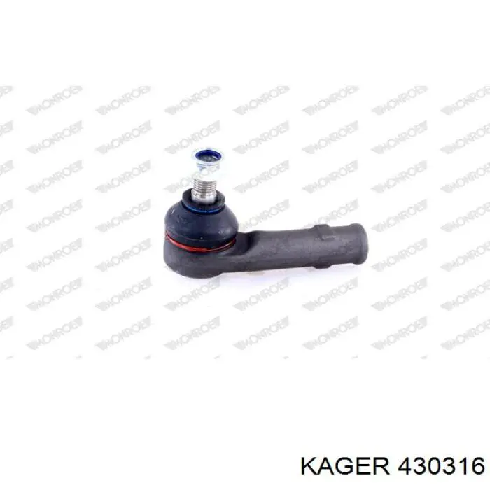 430316 Kager Зовнішній наконечник рульової тяги
