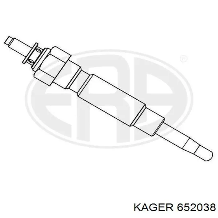 Свічка накалу 652038 Kager