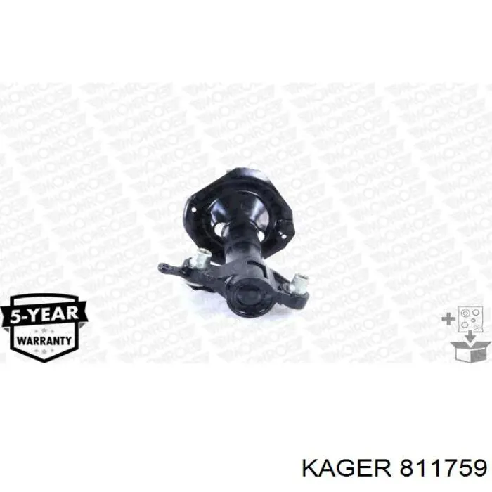 Купити 811759 Kager Амортизатора передній лівий