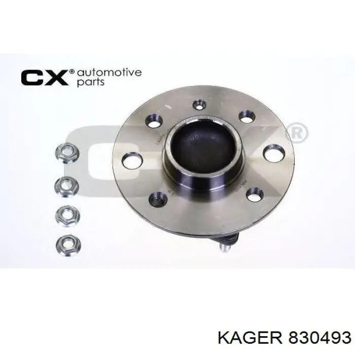 830493 Kager Маточина задня