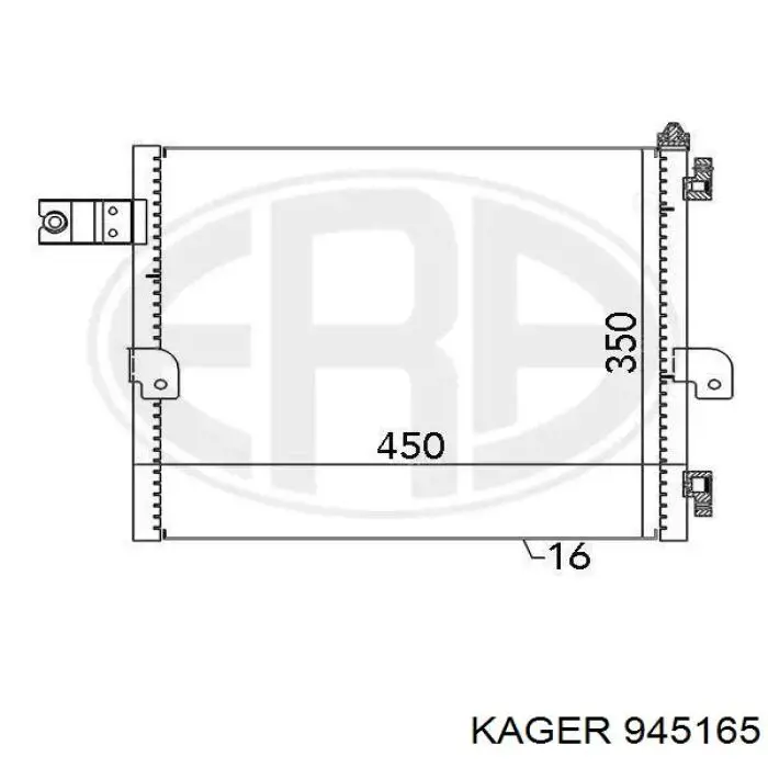 Конденсатор кондиціонера VALEO 812712 ціна, від 57.65 USD