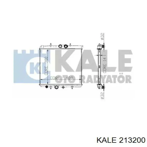 Купити 133099 Peugeot/Citroen Радіатор двигуна
