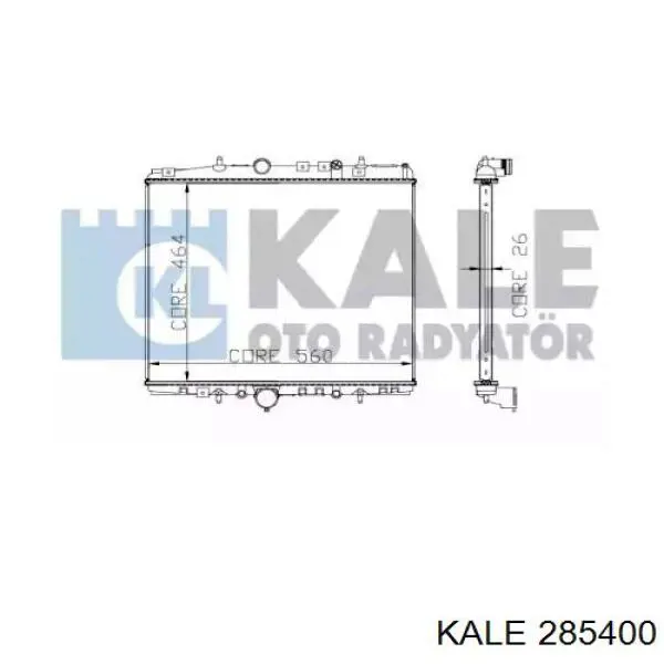 Купити 285400 Kale Радіатор двигуна