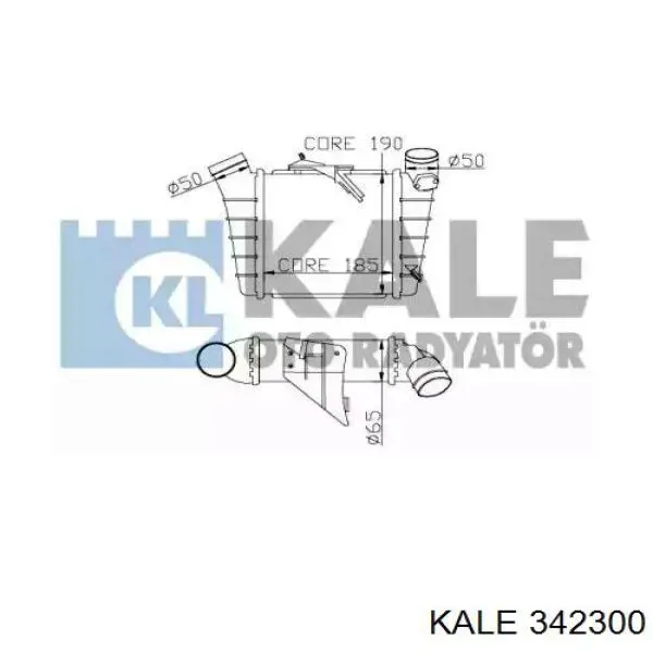 Купити 342300 Kale Радіатор интеркуллера