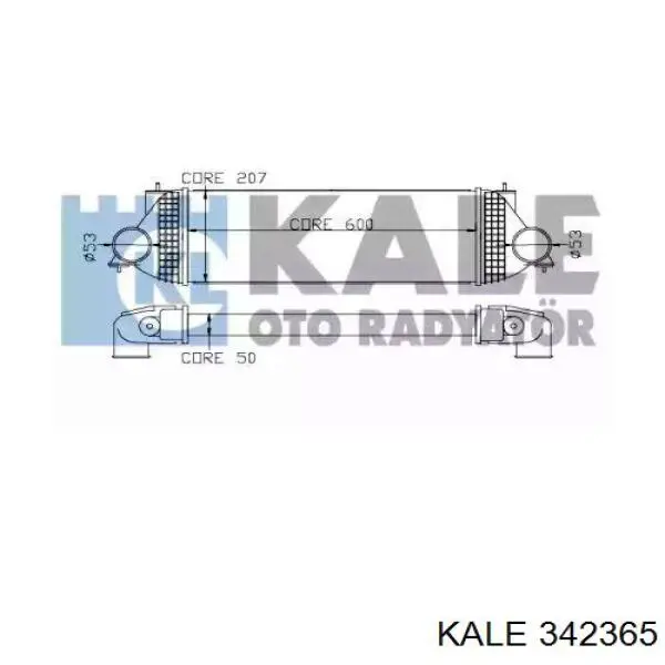 Система охолодження наддувочного повітря Kale 342365 ціна, від 131.88 USD