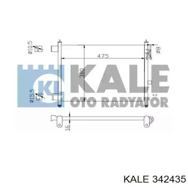 Конденсатор кондиціонера Nissan/Infiniti 921101HC0A ціна, від 110.76 USD