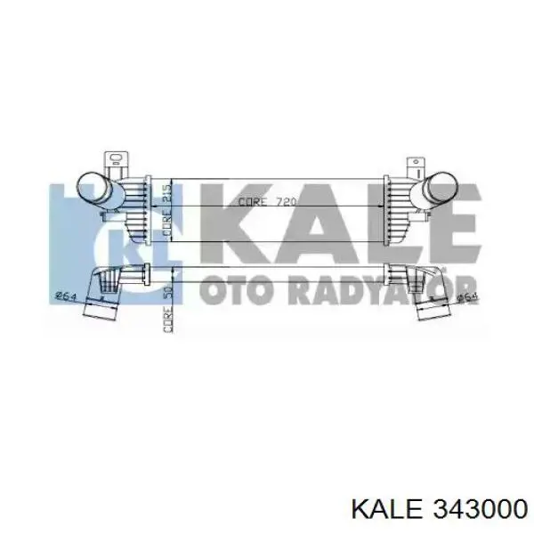 Купити 343000 Kale Радіатор интеркуллера