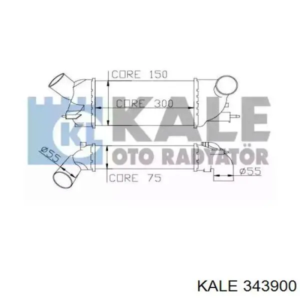 Система охолодження наддувочного повітря Kale 343900 ціна, від 66.58 USD