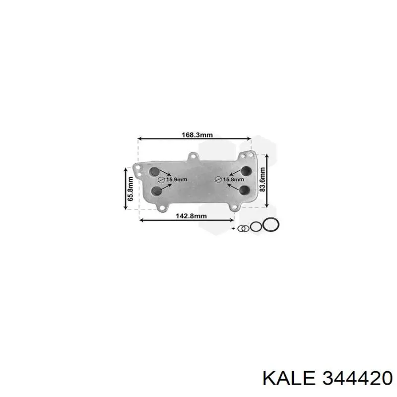 Радіатор масляний Kale 344420 ціна, від 25.86 USD