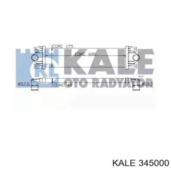 Система охолодження наддувочного повітря Kale 345000 ціна, від 89.90 USD