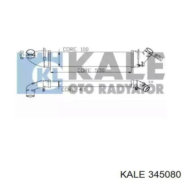 Система охолодження наддувочного повітря Kale 345080 ціна, від 71.39 USD