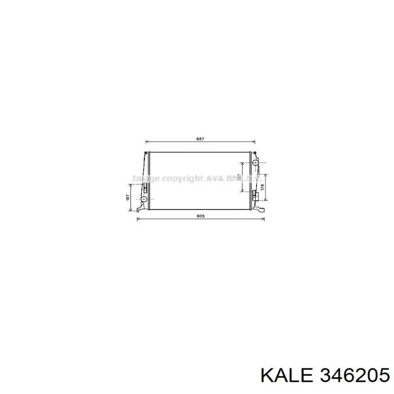 Радіатор основний Kale 346205 ціна, від 87.99 USD