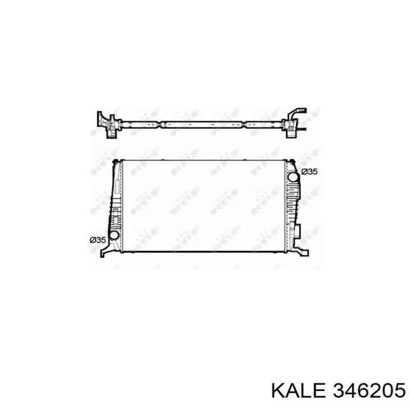Радіатор 346205 Kale