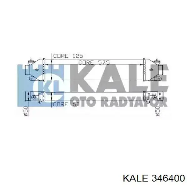 Купити 346400 Kale Радіатор интеркуллера
