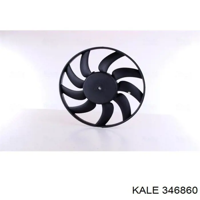 346860 Kale електровентилятор охолодження в зборі (двигун + крильчатка, лівий)
