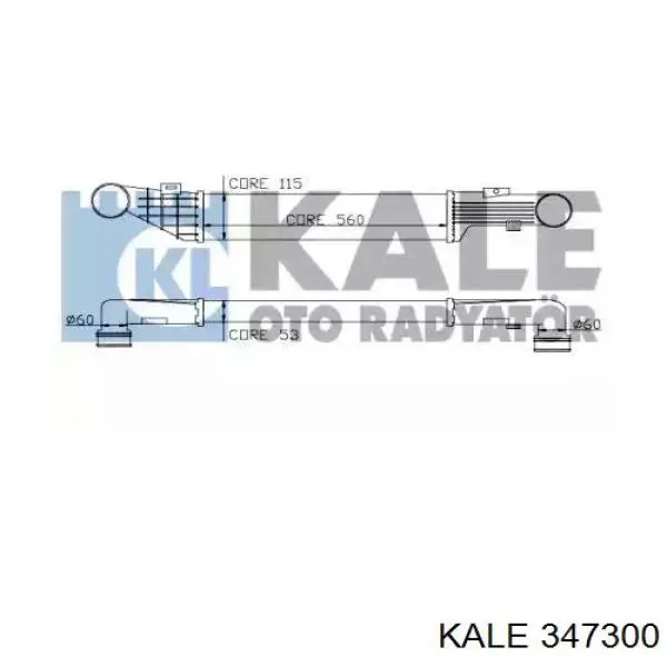 Система охолодження наддувочного повітря Kale 347300 ціна, від 80.48 USD