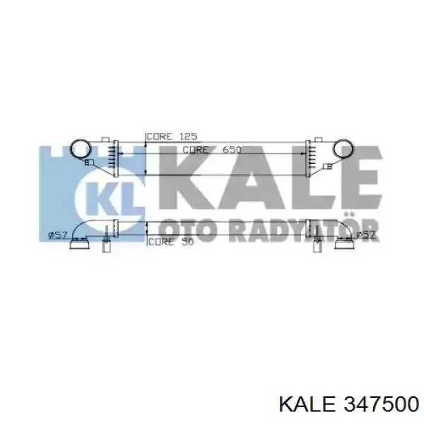 Система охолодження наддувочного повітря Kale 347500 ціна, від 82.72 USD