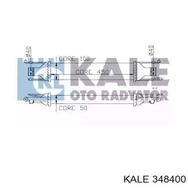 348400 Kale Охолоджувач наддувочного повітря