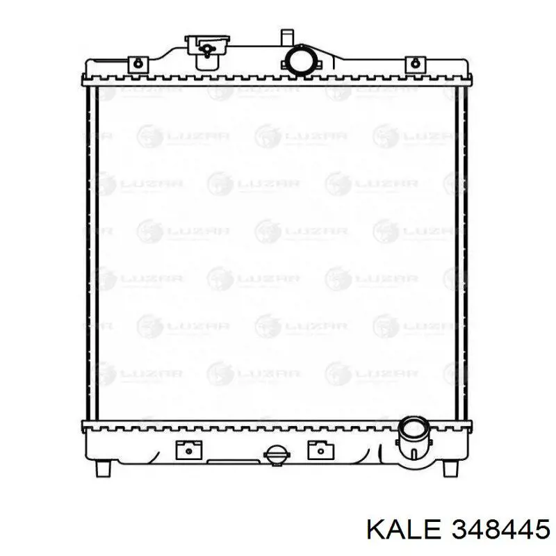 348445 Kale радіатор охолодження двигуна