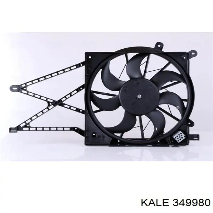 349980 Kale дифузор радіатора охолодження, в зборі з двигуном і крильчаткою