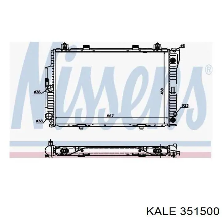 Радіатор 351500 Kale