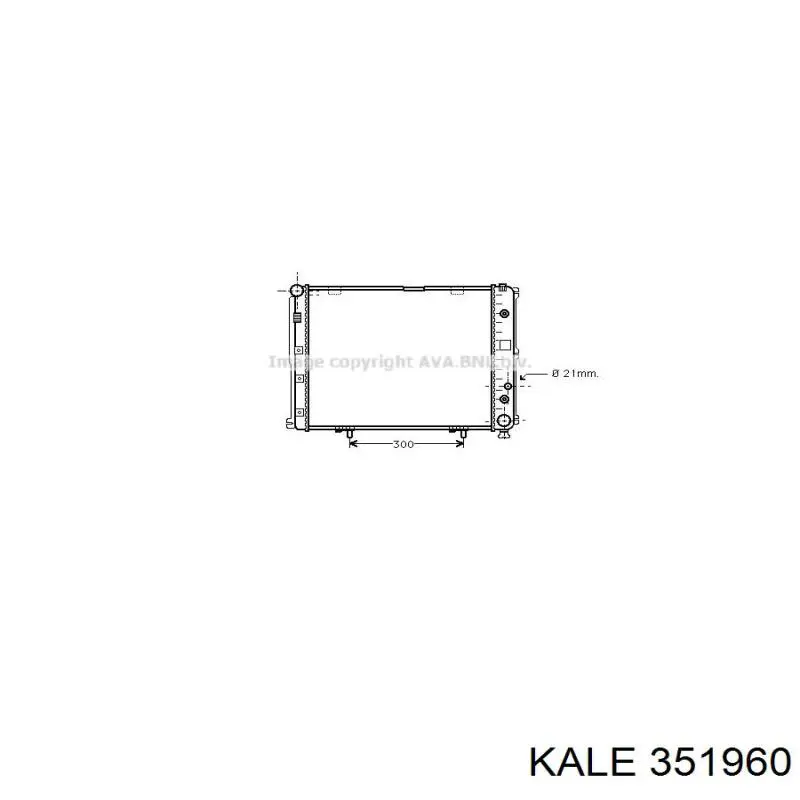 Радіатор основний Kale 351960 ціна, від 107.15 USD