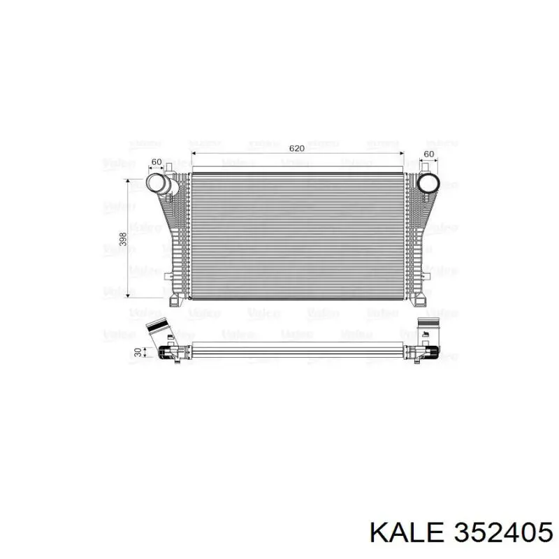 Система охолодження наддувочного повітря Kale 352405 ціна, від 128.93 USD