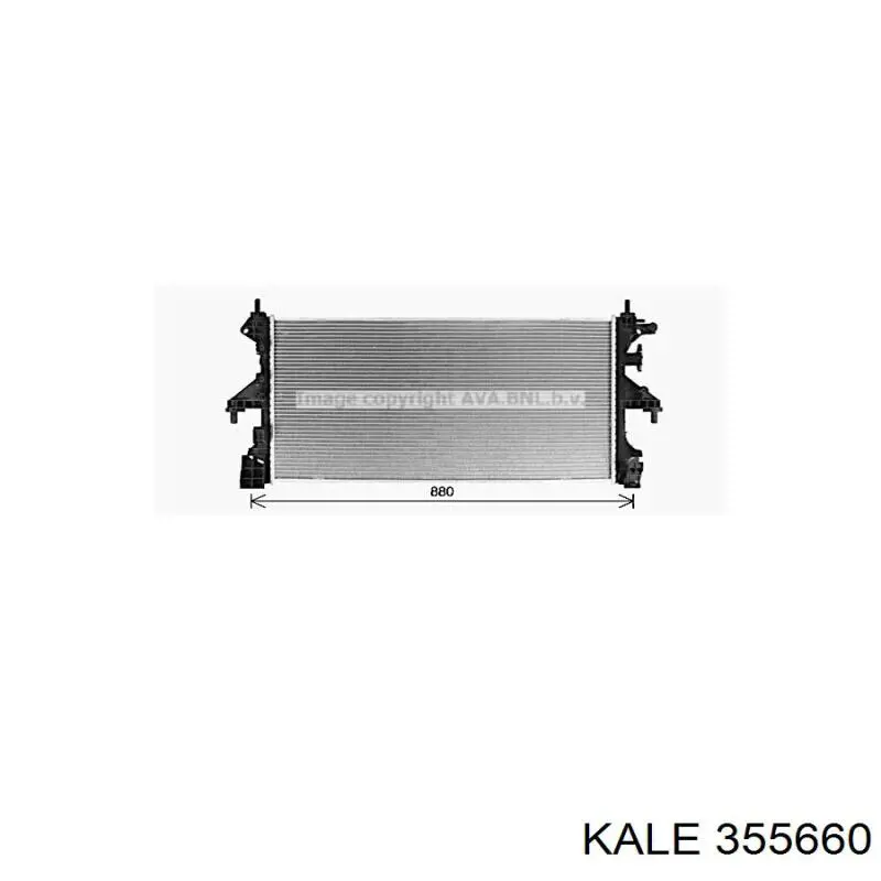 Купити 355660 Kale Радіатор двигуна