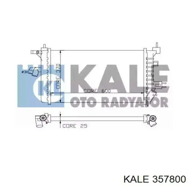 Радіатор основний Kale 357800 ціна, від 87.77 USD