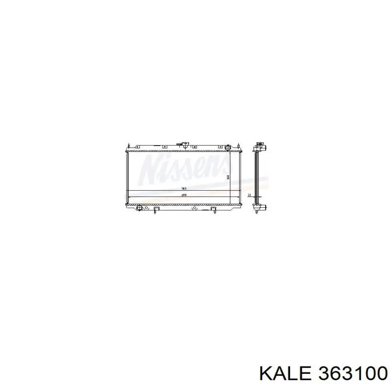 Купити 363100 Kale Радіатор двигуна