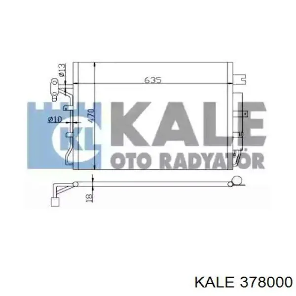 Купити 378000 Kale Радіатор системи охолодження кондиціонера