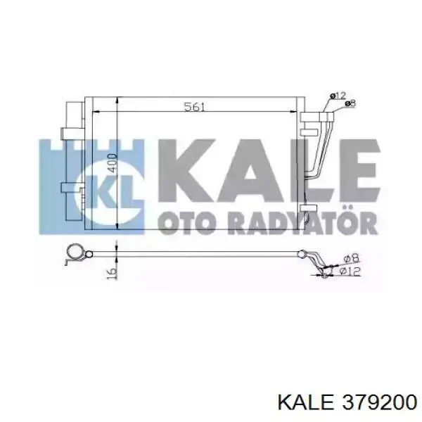Купити 379200 Kale Радіатор системи охолодження кондиціонера