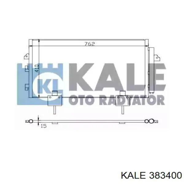 Купити 383400 Kale Радіатор системи охолодження кондиціонера