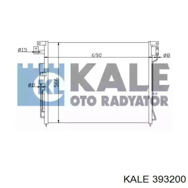 Купити 393200 Kale Радіатор системи охолодження кондиціонера
