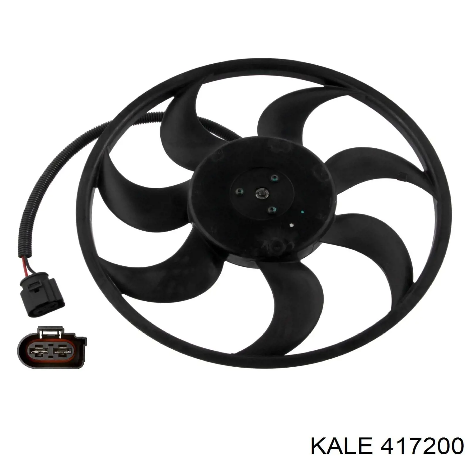417200 Kale електровентилятор охолодження в зборі (двигун + крильчатка)