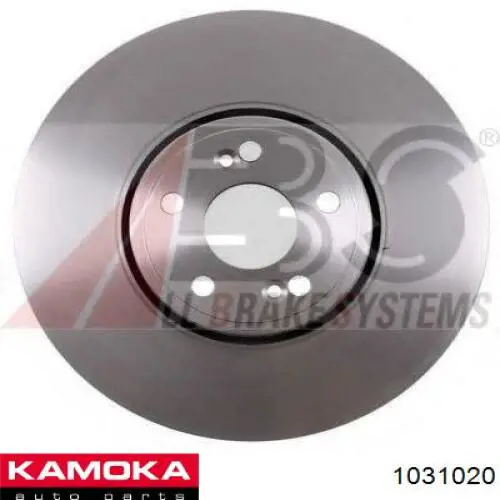Диск переднього гальма Kamoka 1031020 ціна, від 62.89 USD