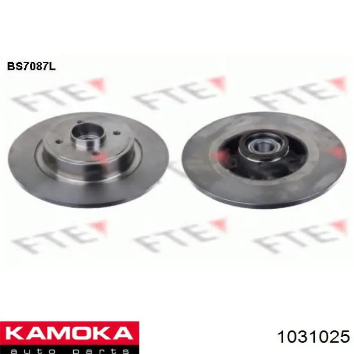 1031025 Kamoka Дискові гальма