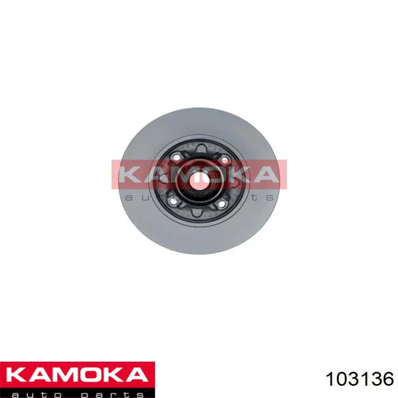 103136 Kamoka диск гальмівний задній