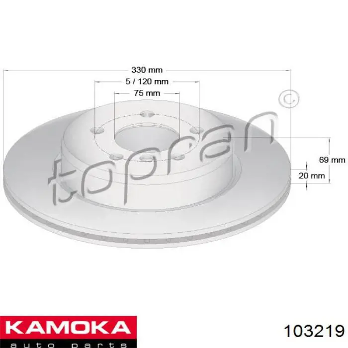 Гальмівні диски 0834153 Trucktec
