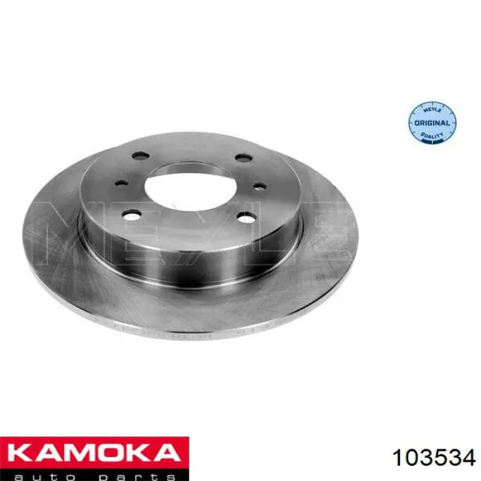Купити 103534 Kamoka Диск заднього гальма