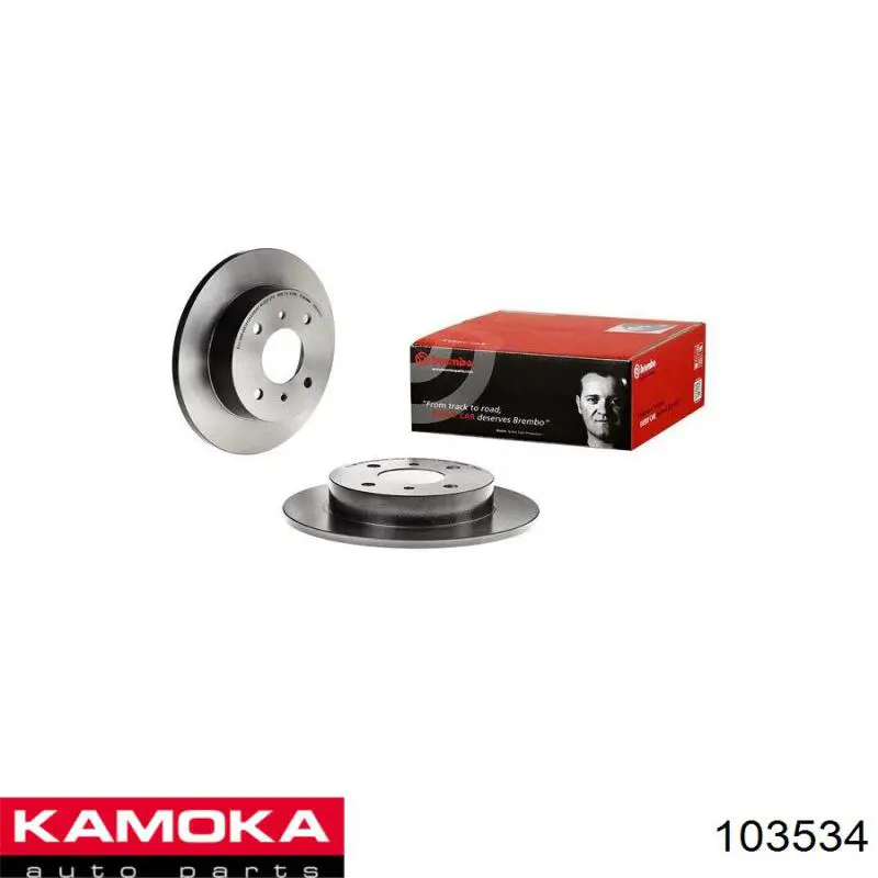 Купити 103534 Kamoka Диск заднього гальма