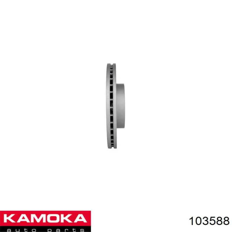 103588 Kamoka диск гальмівний передній