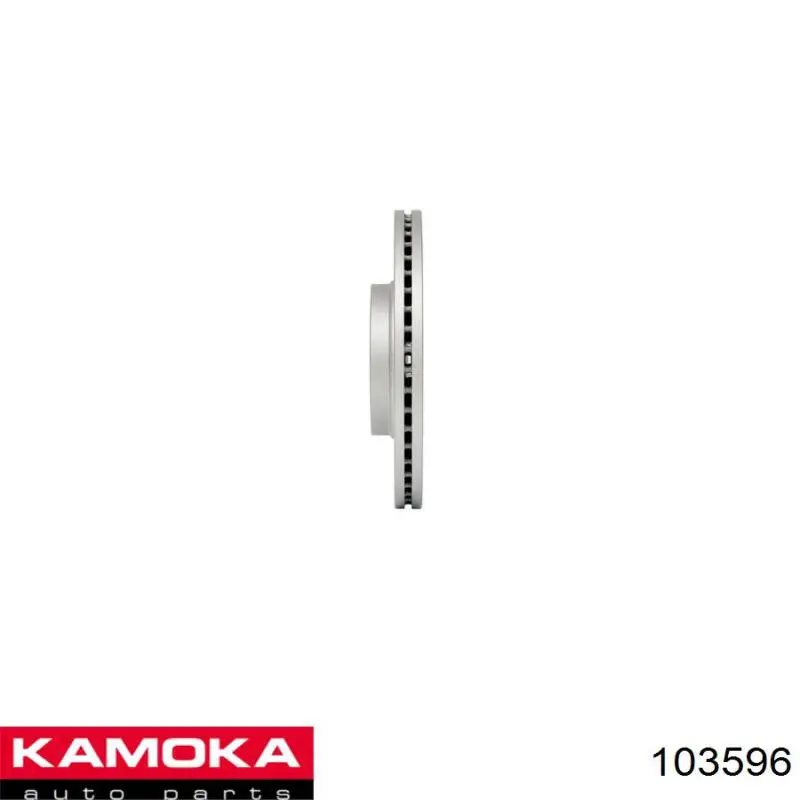 Диск гальмівний передній Kamoka 103596