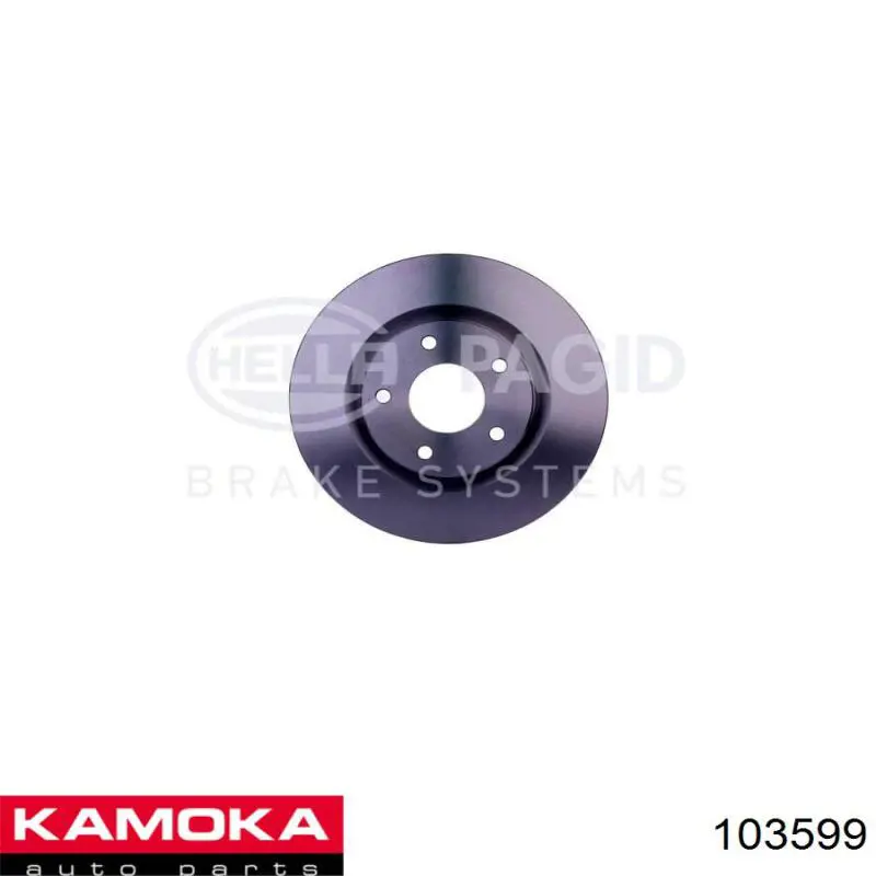 Диск гальмівний передній Kamoka 103599